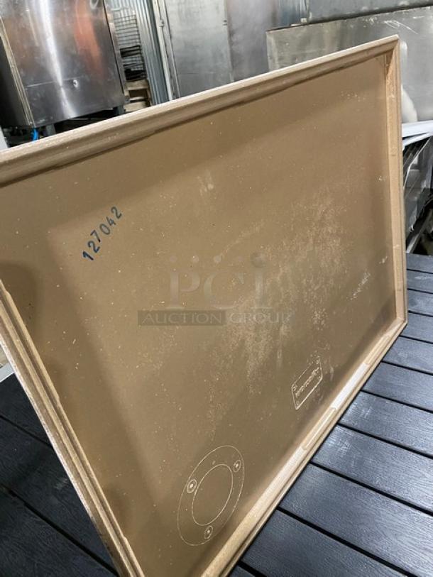 NICE! Werzalit Assorted Square Table Tops! Wooden Style & Elegant Gray! 6 X Your Bid! - Image 6 of 11