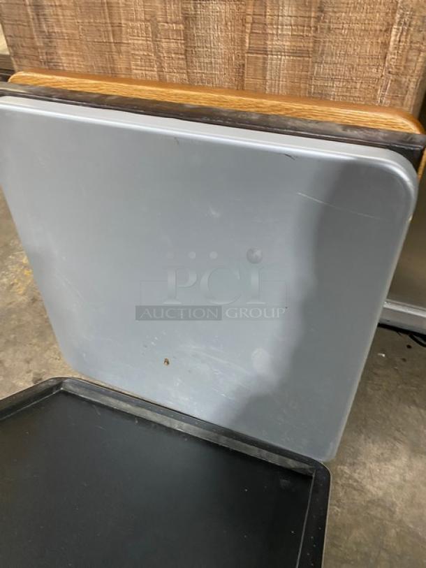 GREAT! Assorted Square Wooden Style Dining Table Tops! 5 X Your Bid! - Image 7 of 8