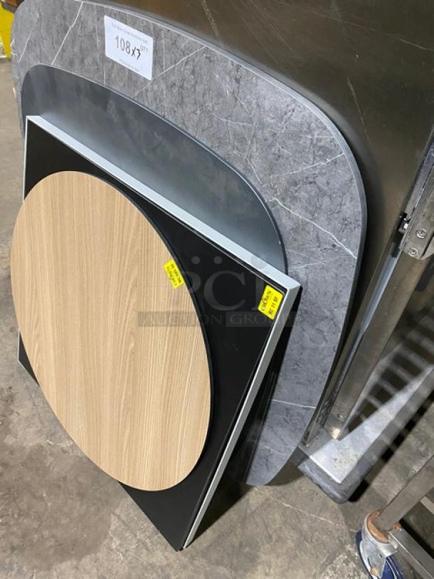 WOW! Assorted Styles Dining Table Tops! 3 X Your Bid! - Image 2 of 6