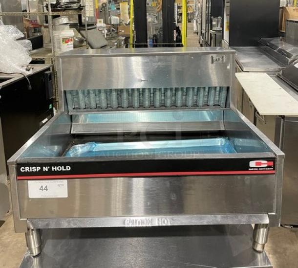 Carter Hoffmann Commercial Electric Powered Countertop Crisp N' Hold Fry Warming Dump Station! All Stainless Steel! On Legs! 208V 1 Phase! Model: CNH28 SN: CNH28-1 052019 725859! - Image 1 of 9