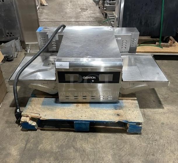 WOW! Ovention Commercial Electric Powered Countertop Single Deck Conveyor Oven! All Stainless Steel! 208/240V 3 Phase!  Model: S20003PH SN: 9555981706! Working When Removed! - Image 1 of 9