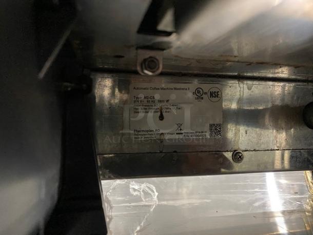 Mastrena II Thermoplan Starbucks Style Commercial Countertop Espresso Machine! 208V! Model: M2-CS SN: 410004828! - Image 9 of 10