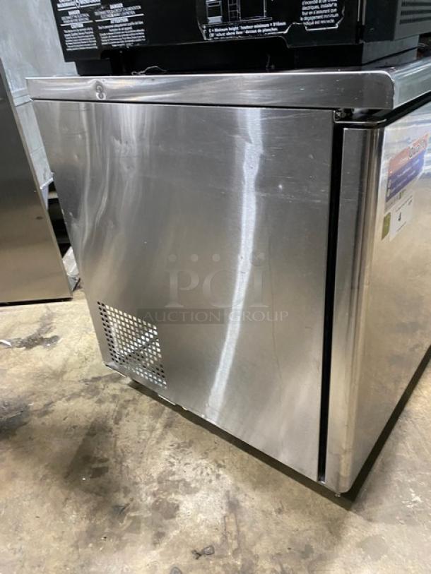 Turbo Air Commercial Refrigerated Single Door/Double Drawer Lowboy/Worktop Cooler! All Stainless Steel! On Casters! 115V! Model: TUR-60SD-D2! - Image 2 of 8