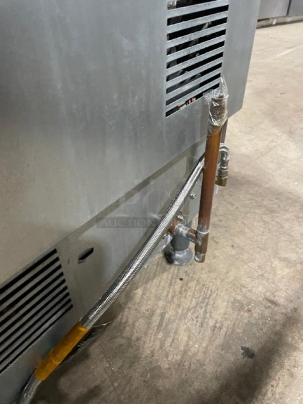 Manitowoc Commercial Air Cooled Undercounter Half Dice Ice Machine! All Stainless Steel! On Legs!  115V 1 Phase! Model: UY0310A-161B SN: 310375823! - Image 8 of 9
