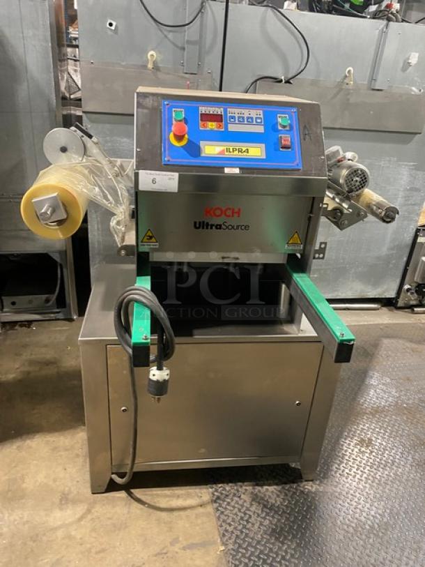 Ilpra Koch Commercial Stainless Steel Food Tray Sealer! On Legs! 230V! Model: 400V/G SN: FP7597! - Image 1 of 11