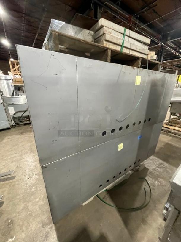 Bari Commercial Natural Gas Powered Double Stacked 6 Pie Pizza Baking Oven! All Stainless Steel! With Pizza Stones! With Legs! 2X Your Bid Makes One Unit! - Image 6 of 14