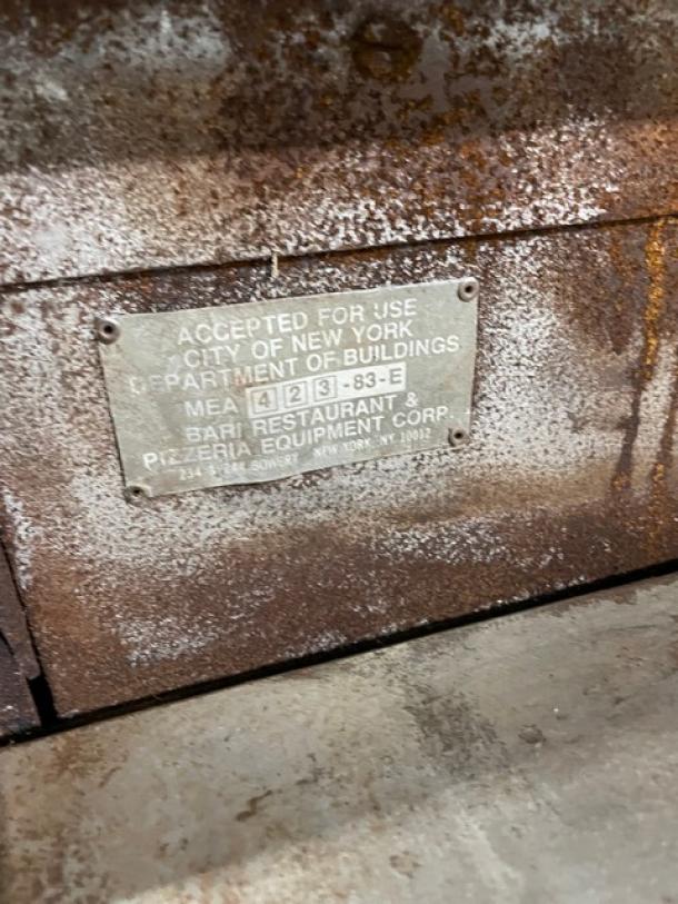 Bari Commercial Natural Gas Powered Double Stacked 6 Pie Pizza Baking Oven! All Stainless Steel! With Pizza Stones! With Legs! 2X Your Bid Makes One Unit! - Image 13 of 14