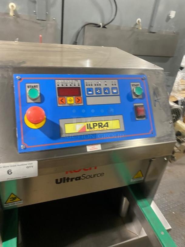 Ilpra Koch Commercial Stainless Steel Food Tray Sealer! On Legs! 230V! Model: 400V/G SN: FP7597! - Image 7 of 11