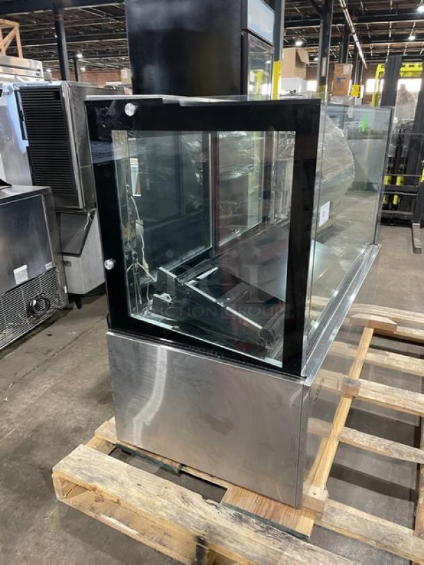Late Model! Kool It Commercial Flat Glass Dry Bakery Display Case! With LED Lights! With Adjustable Shelves! With 2 Sliding Door Rear Access! 115V! Model: KBF-60D - Image 3 of 8