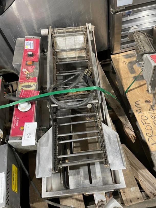 Belshaw Donut Robot Mark II Series Commercial Countertop Automatic Donut Fryer! All Stainless Steel! 120/208-240V 1 Phase! Model: DRMKII SN: W20392NHTO! - Image 1 of 7