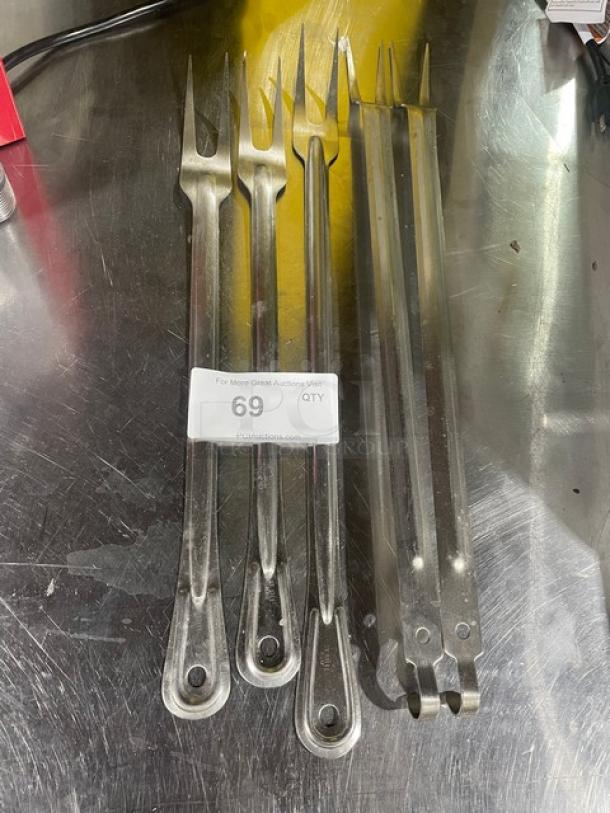 Lot Of Assorted Carving Forks! All One Money! - Image 1 of 4