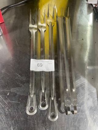Lot Of Assorted Carving Forks! All One Money!