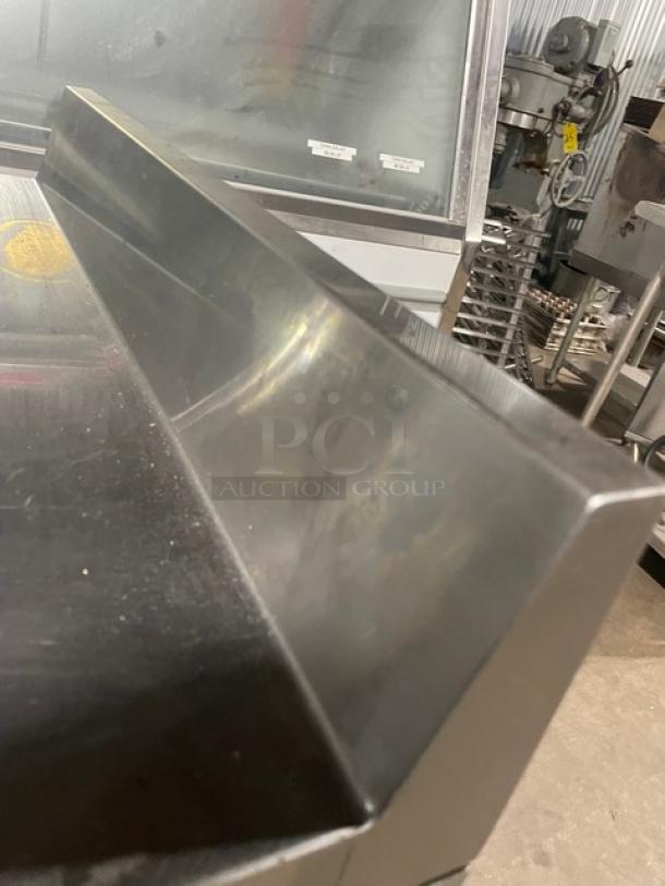 Turbo Air Commercial Refrigerated Single Door Lowboy/Worktop Cooler! With Back Splash! All Stainless Steel! With Metal Rack! On Casters! 115V! Model: TWR-28SD! - Image 7 of 8