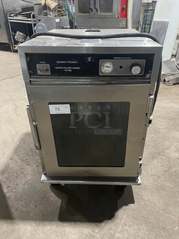 Henny Penny Commercial Half Size Insulated Heated Proofing Cabinet/Food Warmer! All Stainless Steel! On Casters!  Model: HC-900! - Image 1 of 8