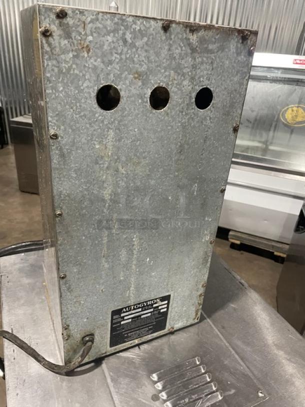 Auto Gyros Commercial Electric Powered Countertop Vertical Broiler Gyro Machine! 120V 1 Phase! Model: 4LEM SN: 2735! - Image 4 of 9