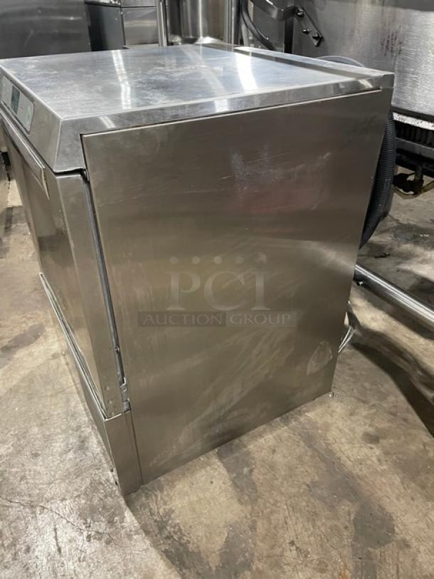 Amazing! Hobart Advansys Series New Body Style Commercial High Temp Undercounter Dishwasher! All Stainless Steel! With Full Size Glass Rack! 120/208V 1 Phase! Model: LXER SN: 231198825! - Image 3 of 9