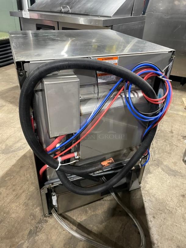 Amazing! Hobart Advansys Series New Body Style Commercial High Temp Undercounter Dishwasher! All Stainless Steel! With Full Size Glass Rack! 120/208V 1 Phase! Model: LXER SN: 231198825! - Image 4 of 9