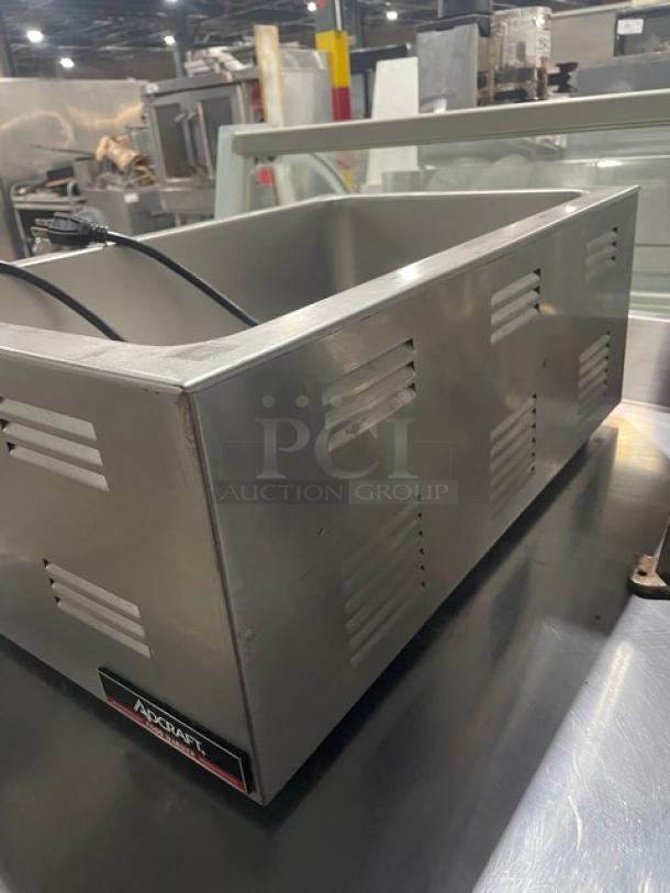 Adcraft Commercial Countertop Single Bay Stainless Steel Food Warmer! 120V! Model: FW-1200W! - Image 2 of 8