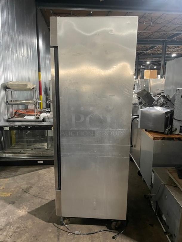 True Commercial Single Door Reach In Freezer! All Stainless Steel! With Poly Coated Racks! On Casters! 115V 1 Phase! Model: T-23F SN: 5175087! - Image 4 of 9