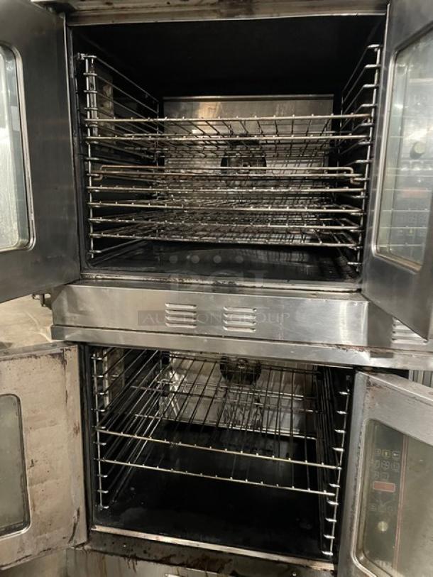 Garland Master Series Commercial Stainless Steel Natural Gas Powered Double Stacked Convection Oven! With Wire Oven Racks! On Casters! 2X Your Bid Makes One Unit! - Image 5 of 10
