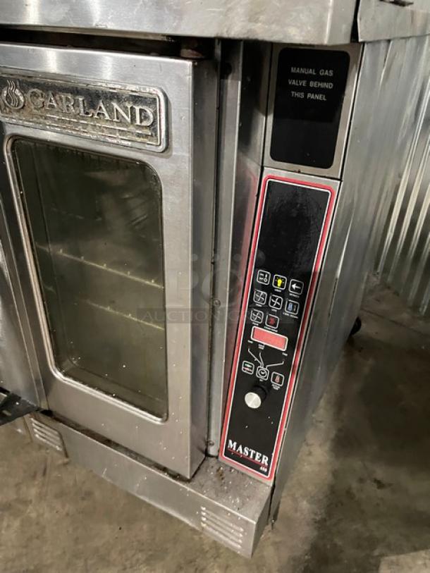 Garland Master Series Commercial Stainless Steel Natural Gas Powered Double Stacked Convection Oven! With Wire Oven Racks! On Casters! 2X Your Bid Makes One Unit! - Image 7 of 10