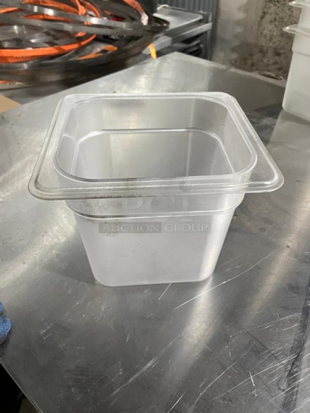 Commercial Polycarbonate Clear Food Pans! 10X Your Bid! - Image 2 of 4
