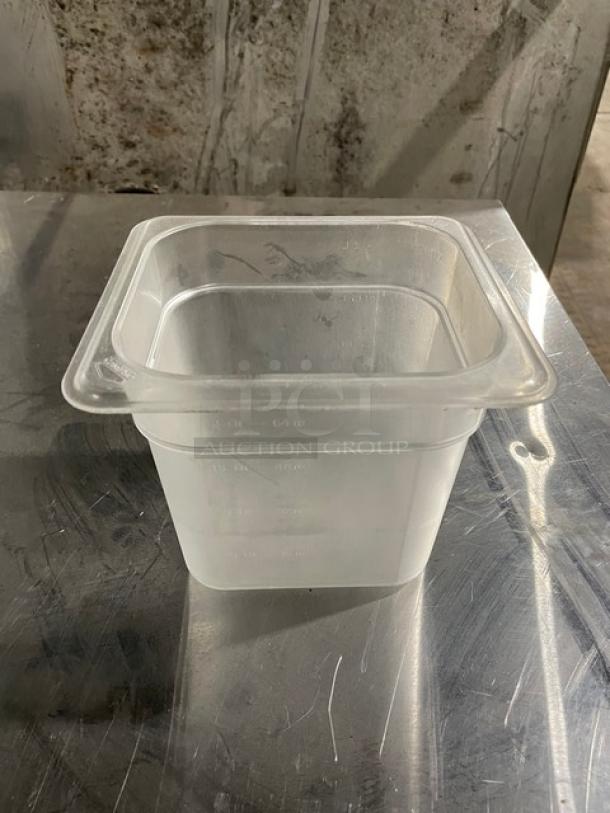 Commercial Polycarbonate Clear Food Pans! 10X Your Bid! - Image 2 of 4