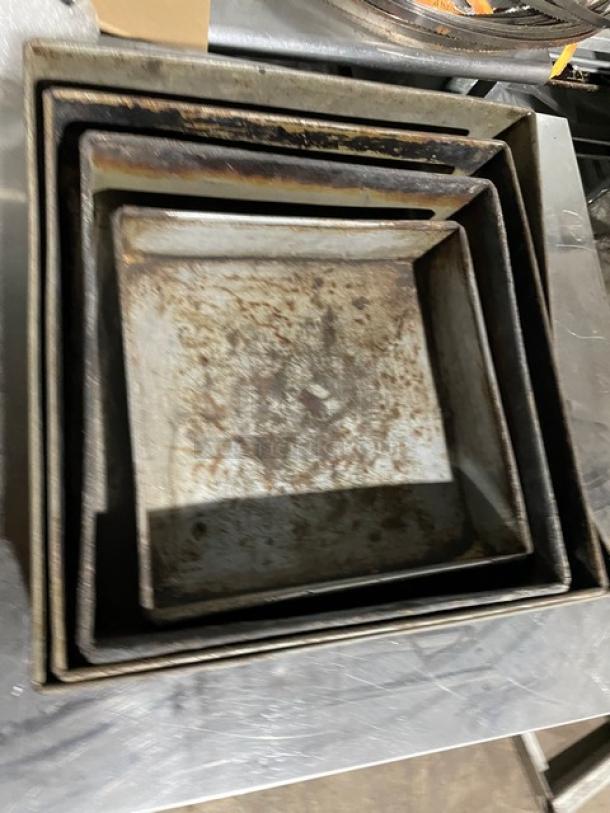 Lot Of Assorted Square Molding Pans! All One Money! - Image 3 of 4