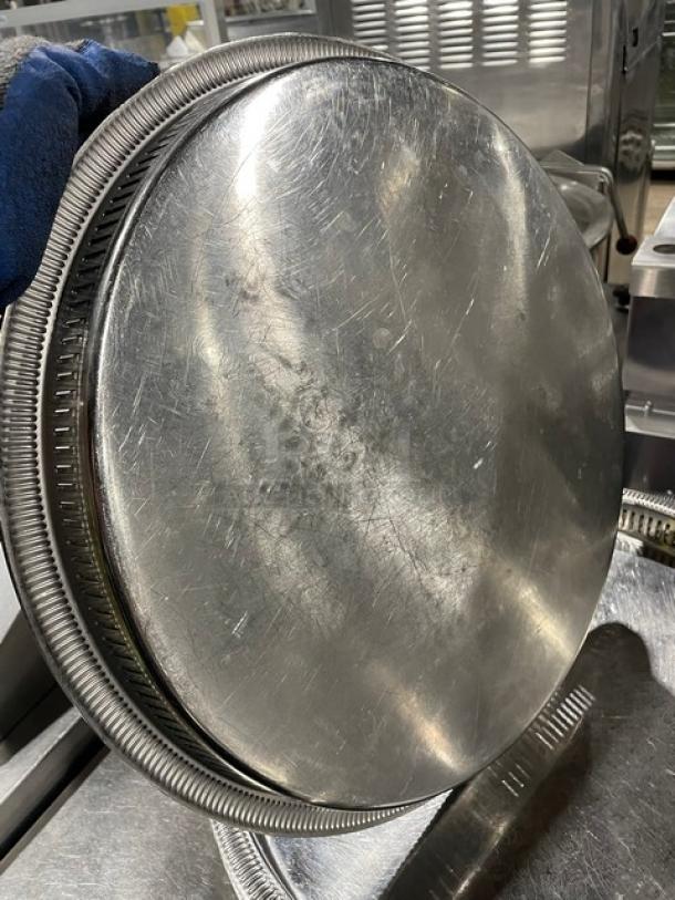 Lot Of Commercial Vintage Chrome Plated Serving Trays! All One Money! - Image 3 of 4