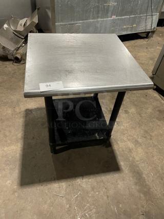 Commercial Stainless Steel Worktop Table!  With Storage Shelf Underneath!