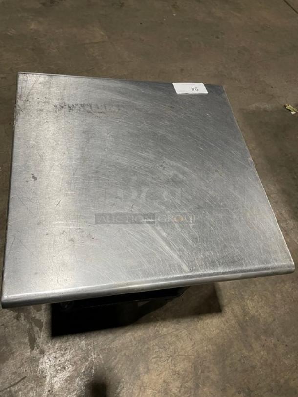 Commercial Stainless Steel Worktop Table!  With Storage Shelf Underneath! - Image 4 of 5