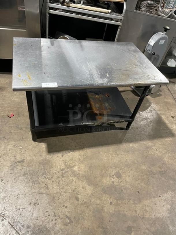 Commercial Stainless Steel Worktop Table!  With Storage Shelf Underneath! - Image 1 of 6