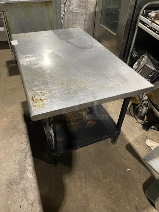 Commercial Stainless Steel Worktop Table!  With Storage Shelf Underneath! - Image 3 of 6