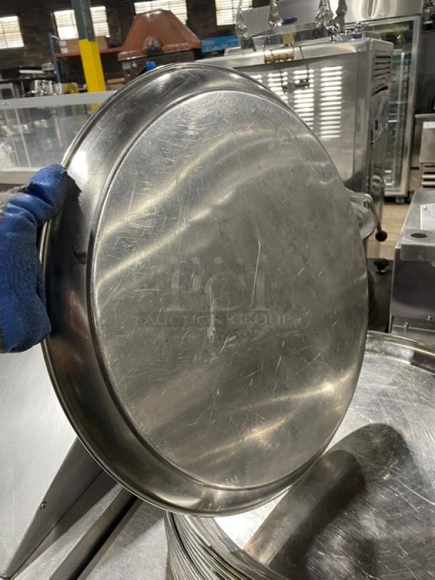 All One Money! Commercial Chrome Plated Serving Trays! - Image 3 of 3