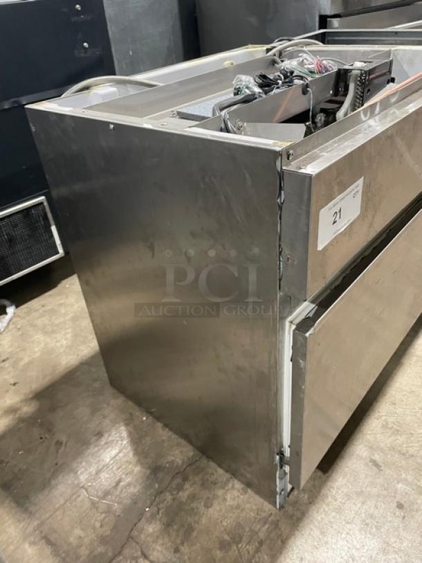 Hoshizaki Commercial Countertop Ice Making Machine! With Mini Ice Bin Attached! All Stainless Steel! 115V 1 Phase! Model: IM-200BAC SN: L00693G! - Image 3 of 8