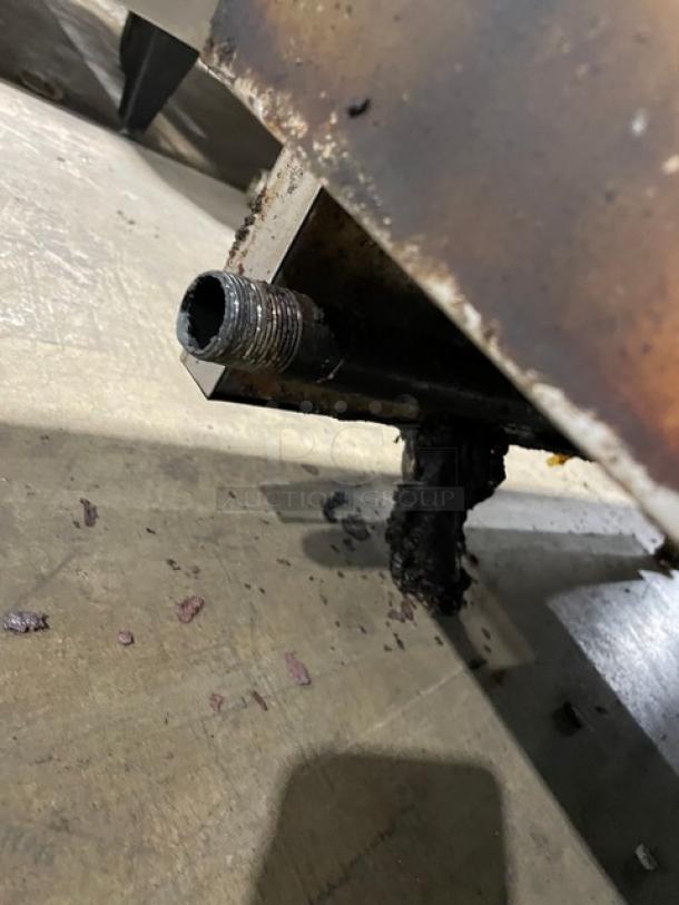 Commercial Natural Gas Powered Countertop Flat Griddle! All Stainless Steel! On Legs! Working When Removed! - Image 6 of 6