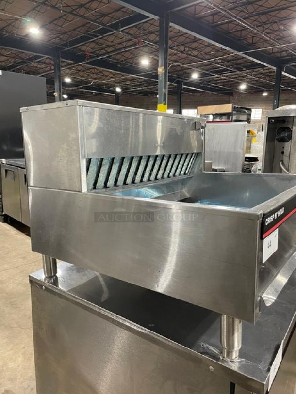 Carter Hoffmann Commercial Electric Powered Countertop Crisp N' Hold Fry Warming Dump Station! All Stainless Steel! On Legs! 208V 1 Phase! Model: CNH28 SN: CNH28-1 052019 725859! - Image 2 of 9