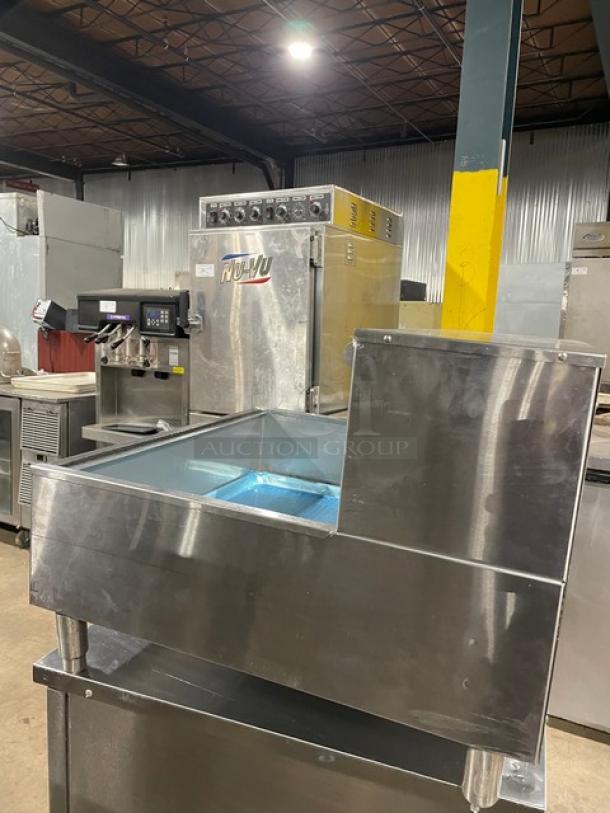 Carter Hoffmann Commercial Electric Powered Countertop Crisp N' Hold Fry Warming Dump Station! All Stainless Steel! On Legs! 208V 1 Phase! Model: CNH28 SN: CNH28-1 052019 725859! - Image 4 of 9
