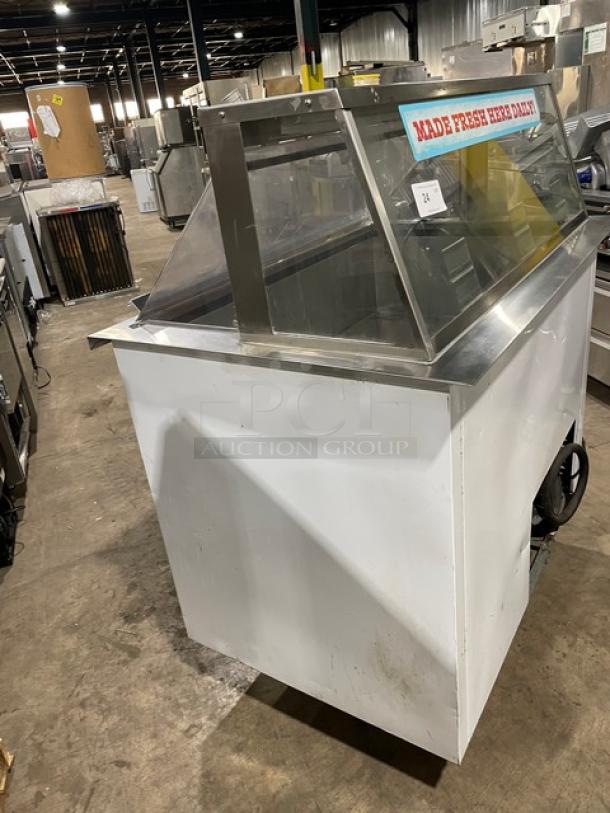 Nelson Commercial Ice Cream Dipping Cabinet! With Sneeze Guard! With Rear Lift-Up Style Doors! 115V! Model: BD6DIP-RIT! - Image 2 of 7