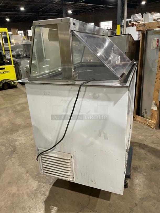 Nelson Commercial Ice Cream Dipping Cabinet! With Sneeze Guard! With Rear Lift-Up Style Doors! 115V! Model: BD6DIP-RIT! - Image 3 of 7