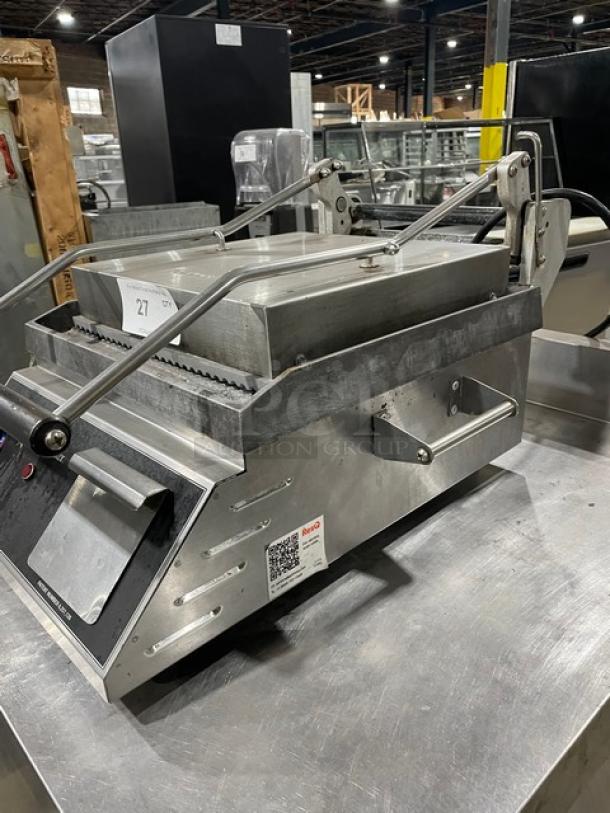 Star Pro-Max Commercial Electric Powered Countertop Panini Press! With Grooved Aluminum Grill Plate! 120V! Model: CG14 SN: GG140715A0033! - Image 2 of 8