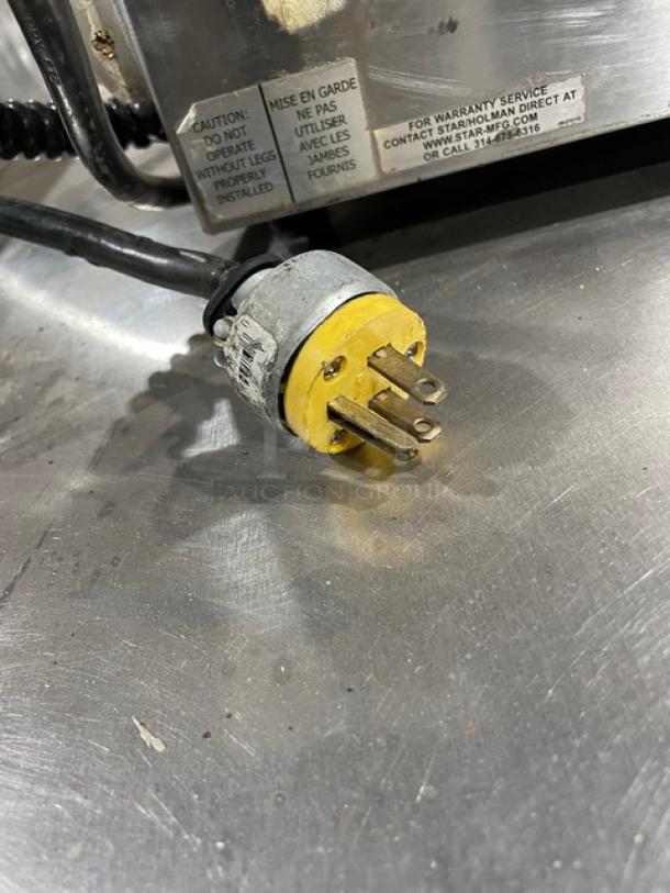 Star Pro-Max Commercial Electric Powered Countertop Panini Press! With Grooved Aluminum Grill Plate! 120V! Model: CG14 SN: GG140715A0033! - Image 8 of 8