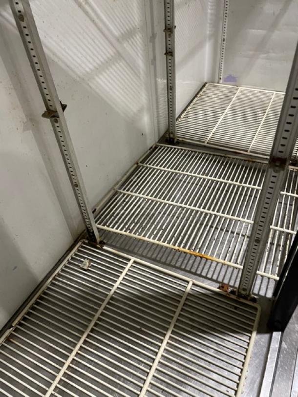 True Commercial 3 Door Reach In Refrigerator! All Stainless Steel! With Poly Coated Racks! On Casters! 115V 1 Phase! Model: T-72 SN:1-2432016! Working When Removed! - Image 6 of 9