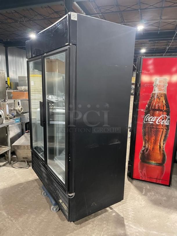 True Commercial Double Glass Door Reach In Freezer Merchandiser! With Poly Coated Racks! 115/208-230V 1 Phase! Model: GDM-49F SN: 5401083! - Image 2 of 8