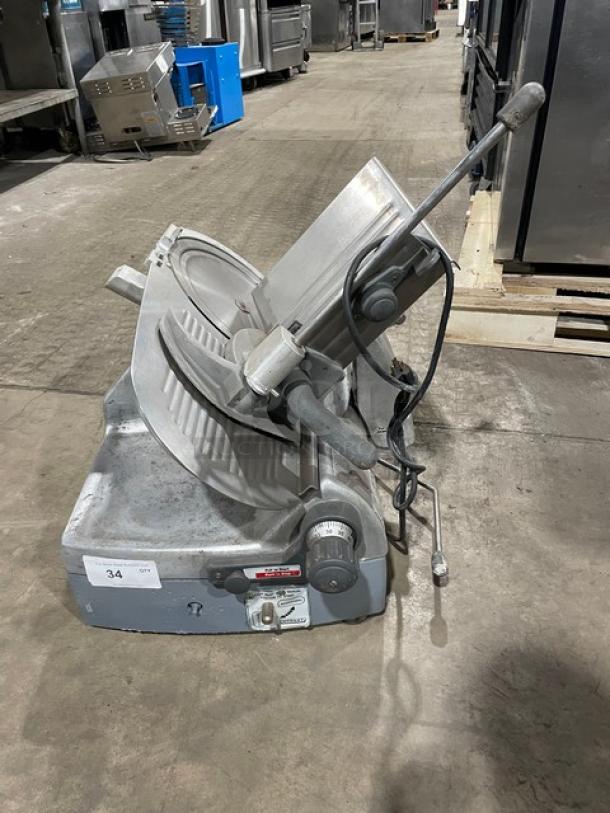 Hobart Commercial Countertop Stainless Steel Meat Slicer! 120V 1 Phase! Model: 2712 SN: 56-1207-821! - Image 1 of 8