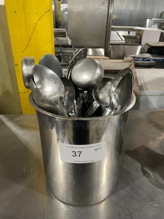 Lot Of Assorted Kitchen Utensils! With Bain Marie Pot! All One Money!