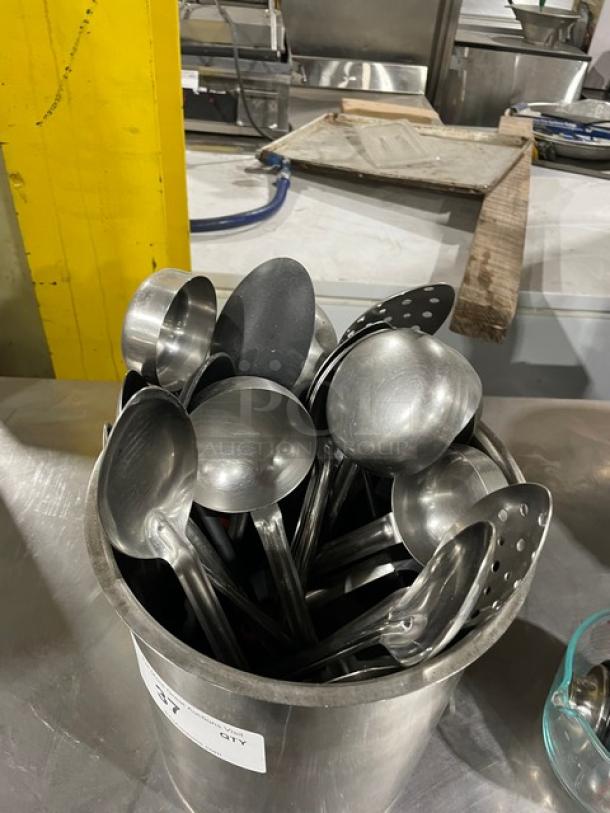 Lot Of Assorted Kitchen Utensils! With Bain Marie Pot! All One Money! - Image 3 of 4