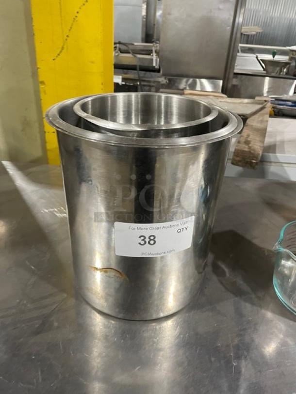 Lot Of Assorted Bain Marie Pots! All One Money! - Image 1 of 3