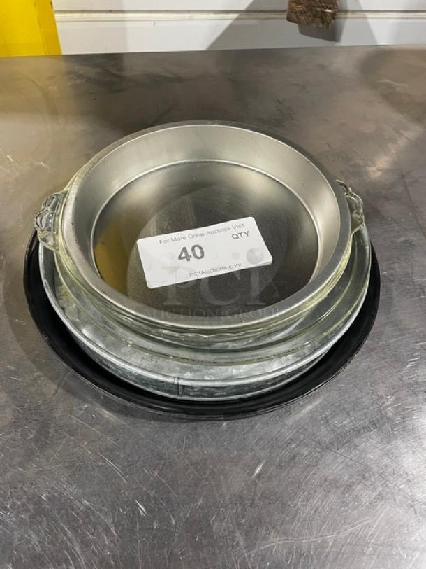 Lot Of Assorted Pie Pans! All One Money! - Image 1 of 4