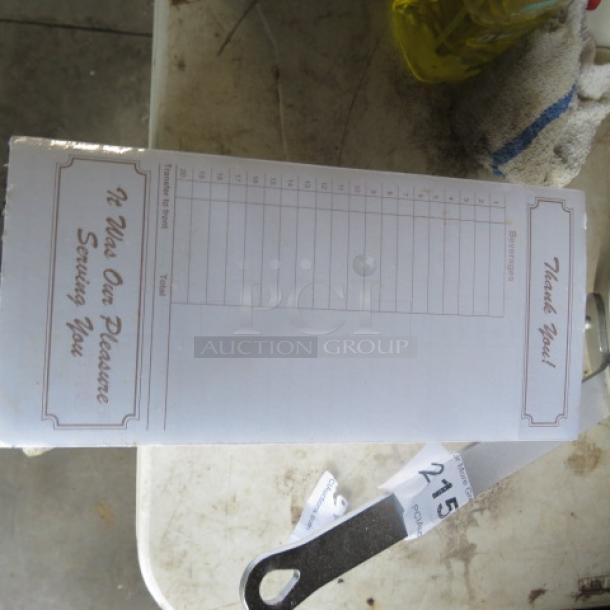 NEW 500ct Guest Checks. #T4932SP. 2XBID - Image 1 of 2